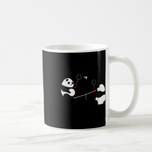 Badminton Panda Volley Kaffeetasse