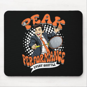 Badminton Peak Performance jedes Shuttle Mousepad