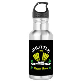 Badminton Player Battledon Sports Edelstahlflasche