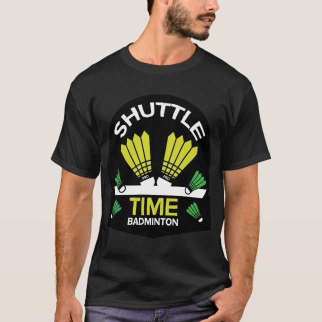 Badminton Player Battledon Sports T-Shirt (Vorderseite)