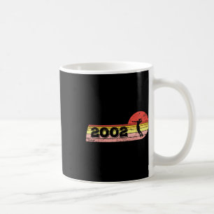 Badminton-Player Geboren 2002 Geburtstag Vintage F Kaffeetasse