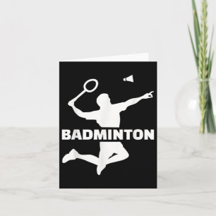 Badminton Player Karte