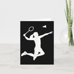 Badminton Player Karte