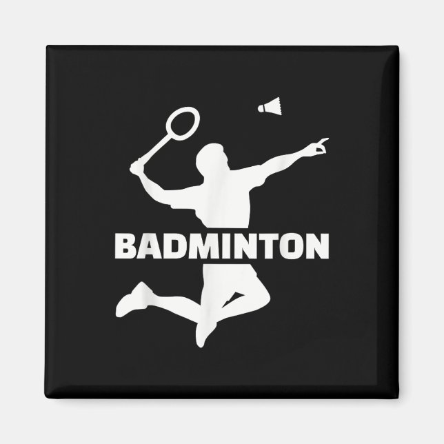 Badminton Player Magnet (Vorne)