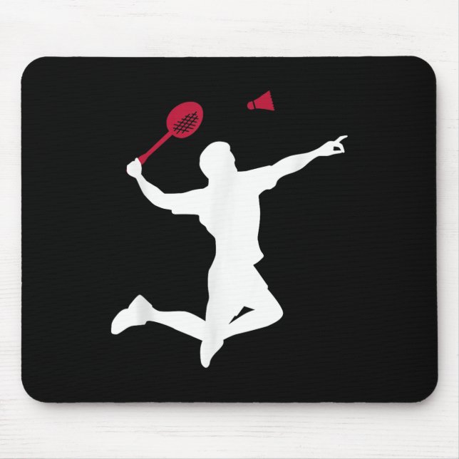 Badminton Player Mousepad (Vorne)