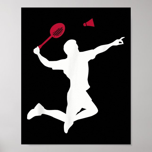 Badminton Player Poster (Vorne)
