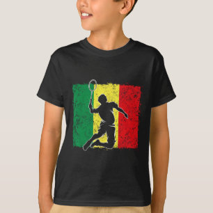 Badminton Player Senegalesische Flagge Senegal 1 T-Shirt