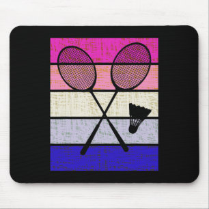 Badminton Player Shuttle Girls Kinder Frauen Jugen Mousepad