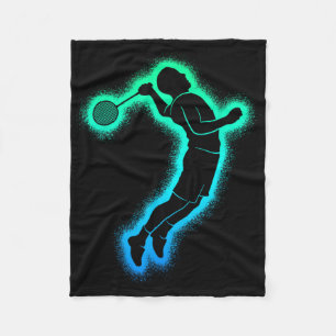 Badminton Player Shuttle Kids Men Badminton Boys Fleecedecke