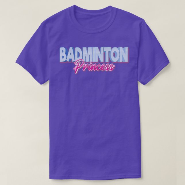 Badminton Princess T-Shirt (Design vorne)