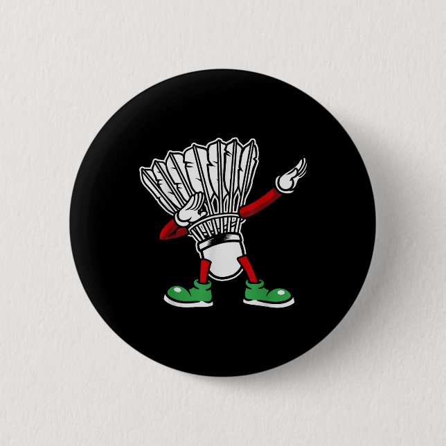 Badminton Racket Dabbing Shuttle Player Badminton Button (Vorderseite)
