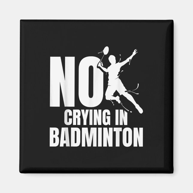 Badminton Racket No Cutting Shuttle Player Badmint Magnet (Vorne)