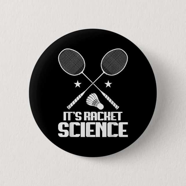 Badminton Racket Science Shuttle Player Badminton Button (Vorderseite)