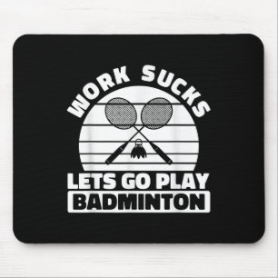 Badminton Racquet Player Racket - Team Court Shutt Mousepad