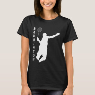 Badminton Racquet Sport Man Boy Strokes T-Shirt