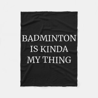 Badminton Ranking Its Kinda My Thing  Fleecedecke