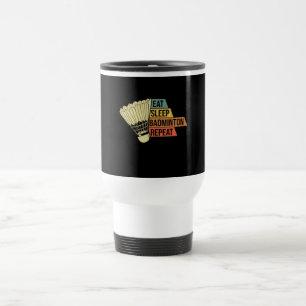 Badminton Retro Vintage Reisebecher