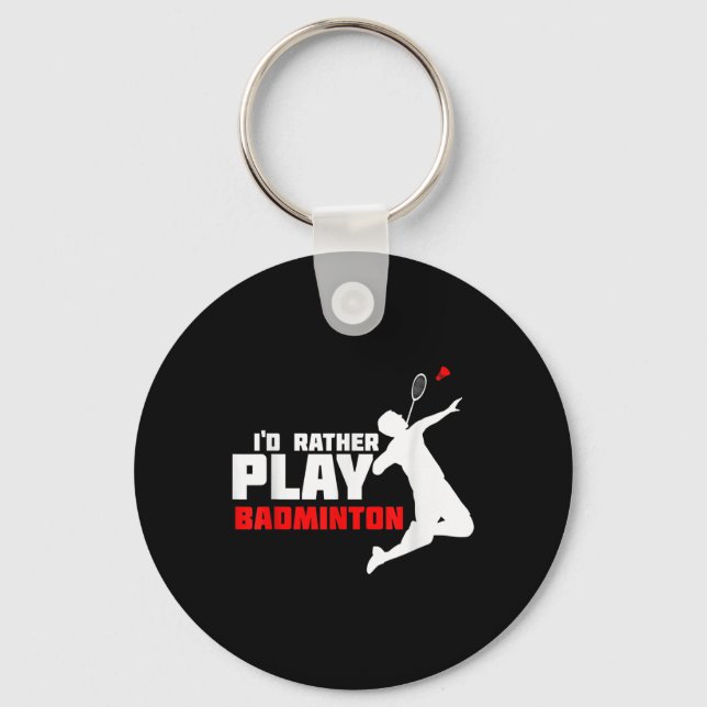 Badminton Schlüsselanhänger (Vorderseite)