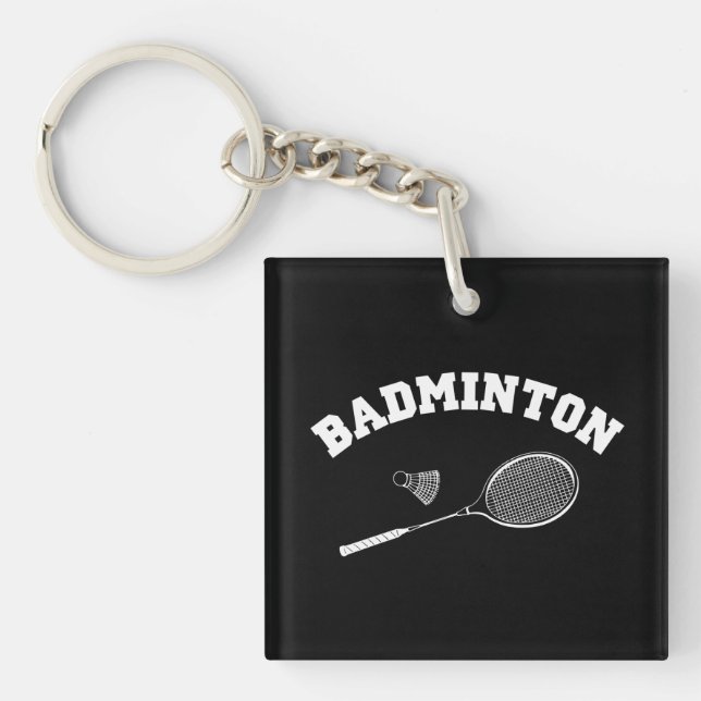 Badminton Schlüsselanhänger (Vorderseite)