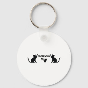 Badminton Shuttle and Cats - Cool Badminton Shuttl Schlüsselanhänger