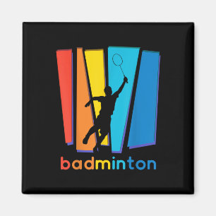 Badminton Shuttle Art Sport Magnet