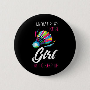 Badminton Shuttle Badminton Player Ball Sport Smas Button