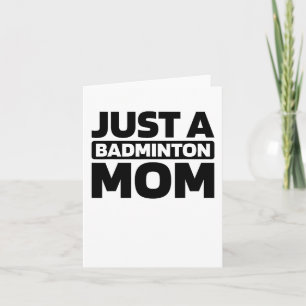 Badminton Shuttle - Court Racquet Just A Badminton Karte