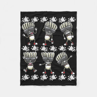 Badminton Shuttle Dancing 4 Fleecedecke