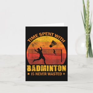 Badminton Shuttle Dancing Karte