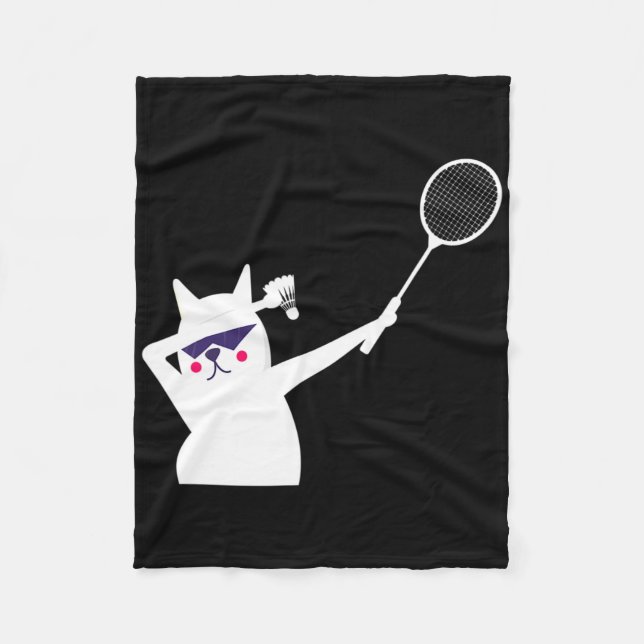 Badminton Shuttle für Männer Frauen Kinder Fleecedecke (Vorderseite)