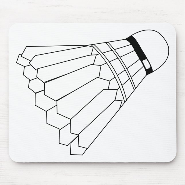 Badminton Shuttle Mousepad (Vorne)