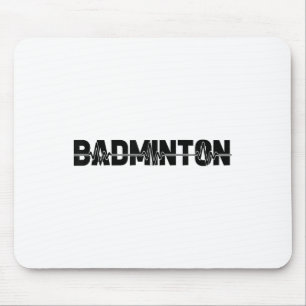 Badminton Shuttle Player - Team Racquet Ekg Heartb Mousepad