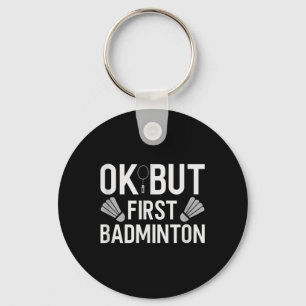 Badminton-Shuttle-Racket Badminton-Spieler 2 Schlüsselanhänger