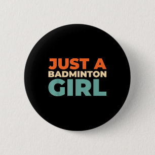 Badminton Shuttle - Racket Player nur ein Badminto Button