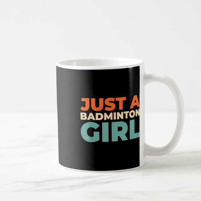 Badminton Shuttle - Racket Player nur ein Badminto Kaffeetasse (Rechts)