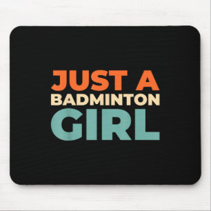 Badminton Shuttle - Racket Player nur ein Badminto Mousepad