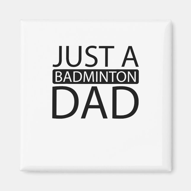 Badminton Shuttle Racket Racquet - Nur ein Badmint Magnet (Vorne)