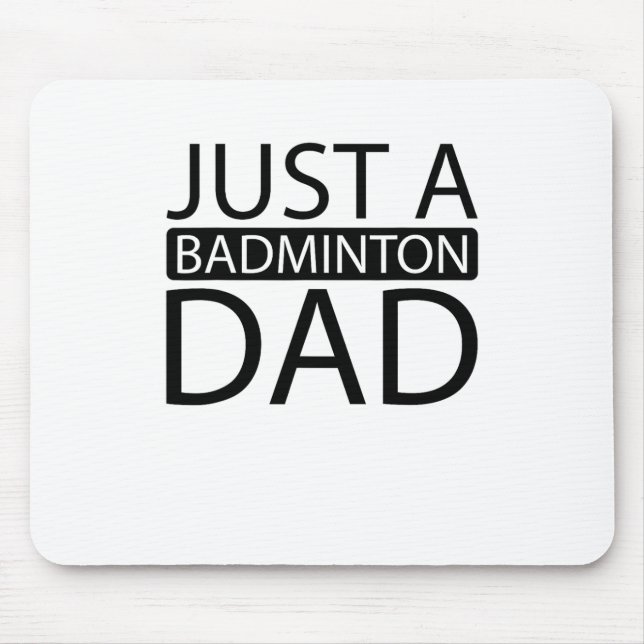 Badminton Shuttle Racket Racquet - Nur ein Badmint Mousepad (Vorne)