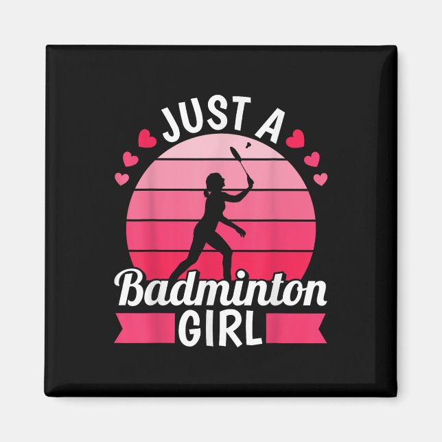 Badminton-Shuttle-Racket - Schläger Nur Ein Badmin Magnet (Vorne)