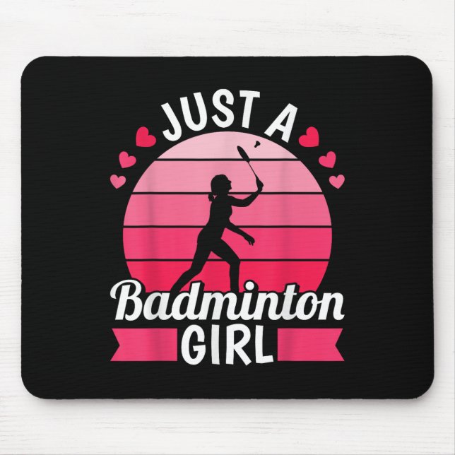 Badminton-Shuttle-Racket - Schläger Nur Ein Badmin Mousepad (Vorne)