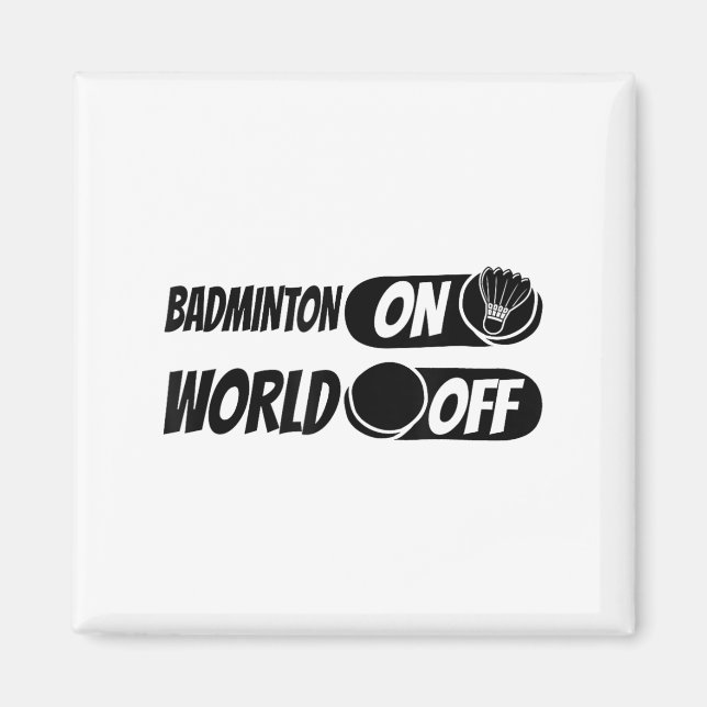 Badminton Shuttle Racket - Team Badminton on World Magnet (Vorne)
