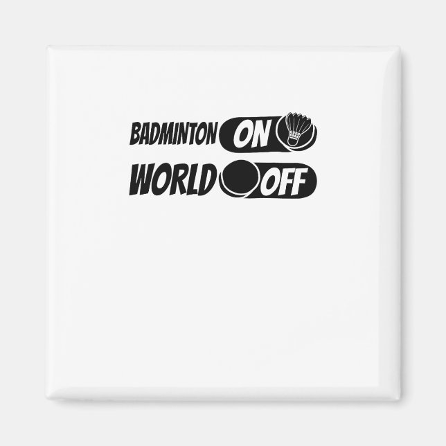 Badminton Shuttle Racket - Team Badminton on World Magnet (Vorne)