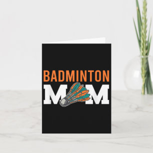 Badminton Shuttle-Redewendungen Karte