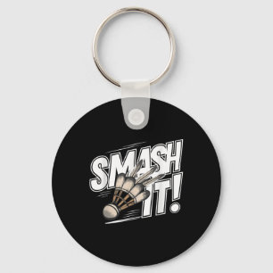 Badminton Shuttle Smash Schlüsselanhänger