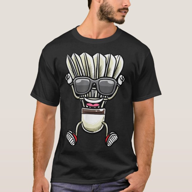 Badminton-Shuttle-Tanz  T-Shirt (Vorderseite)