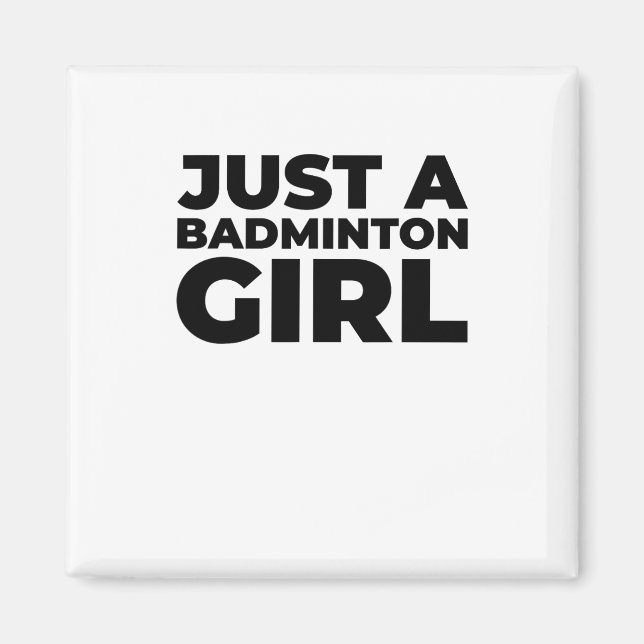 Badminton Shuttle Team Racket - Nur ein Badminton  Magnet (Vorne)