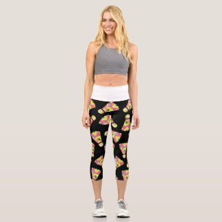 Badminton Shuttlecock Kunst Geschenk für Farben Capri Leggings