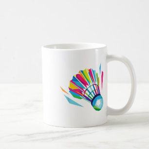 Badminton Shuttlecock Schläger Sport Badminton Pop Kaffeetasse