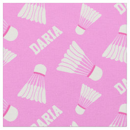 Badminton Shuttlecockgirls benennen rosa Stoff