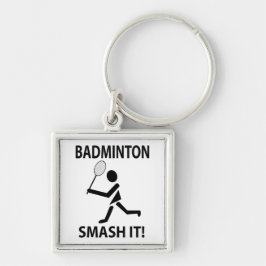 Badminton Smash It Sports Player Coach Badminton Schlüsselanhänger
